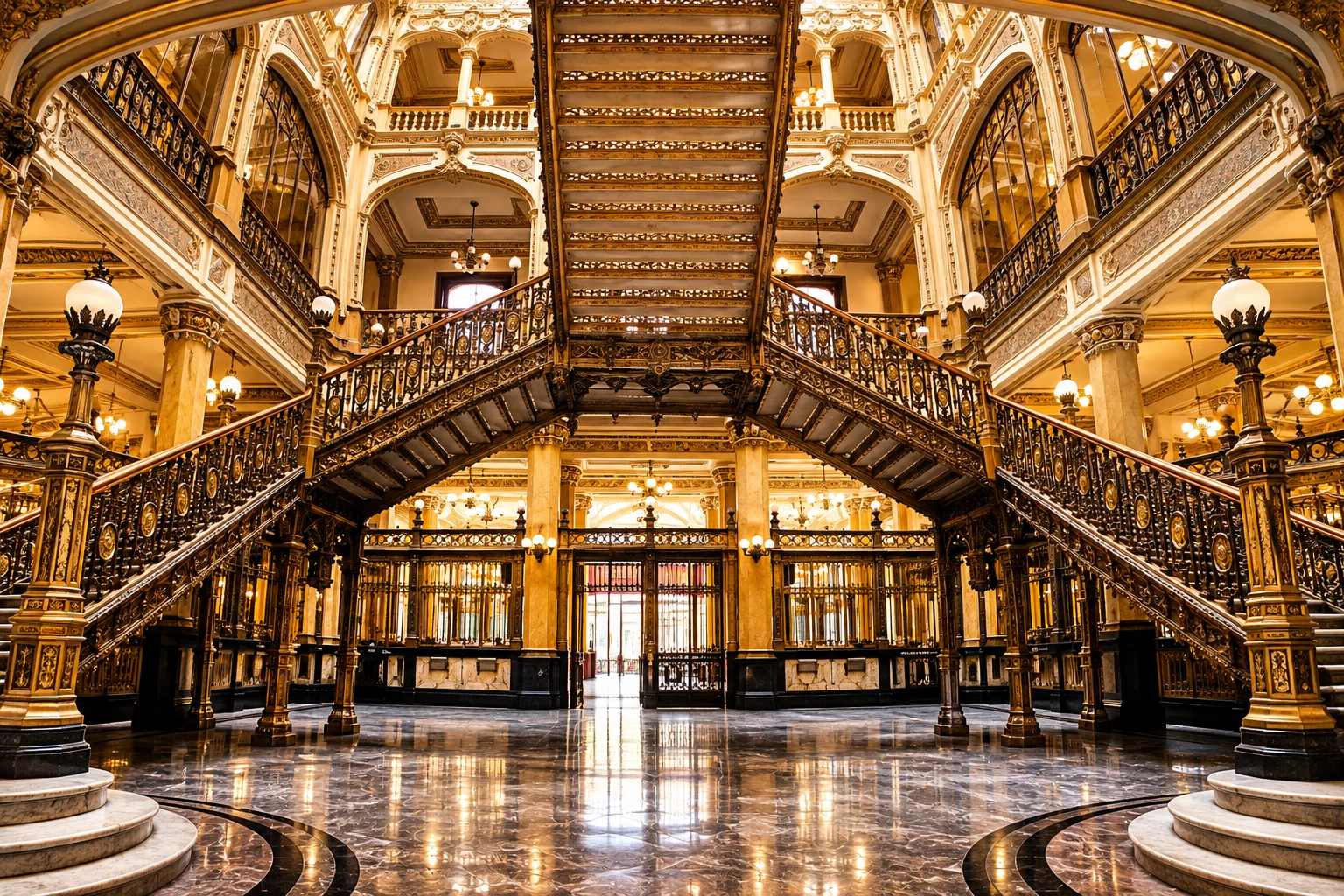 Escaleras del Palacio Postal